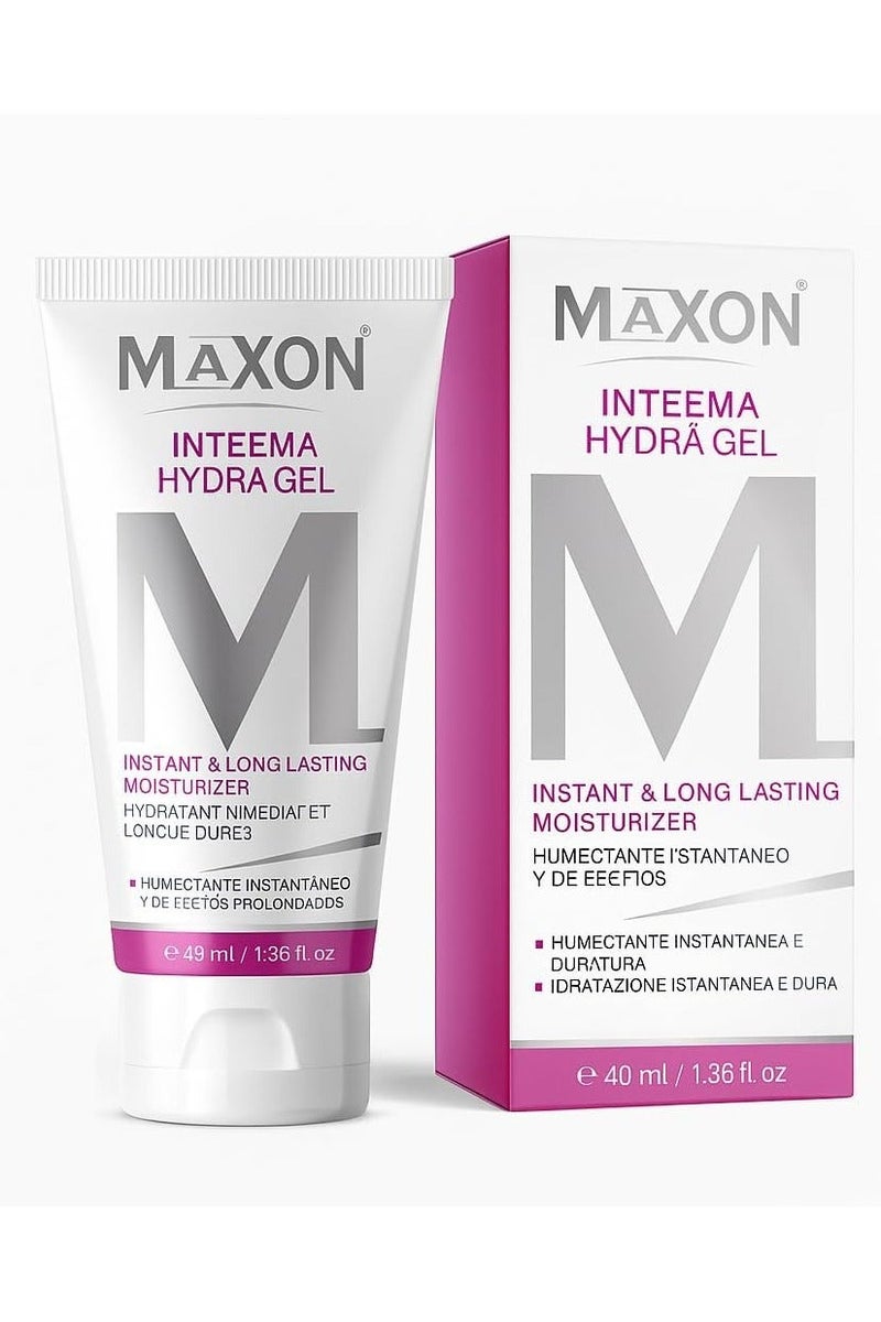 MAX-ON Inteema Hydra Gel â Intimate Moisturizing Gel for Women | Instant & Long-Lasting Hydration, Soothes Dryness & Sensitive Skin â 40ml
